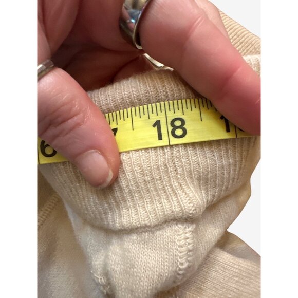 Jucca Beige Fleece Wool Jogger Pants Large Made In Italy $429 Retail - Picture 10 of 10